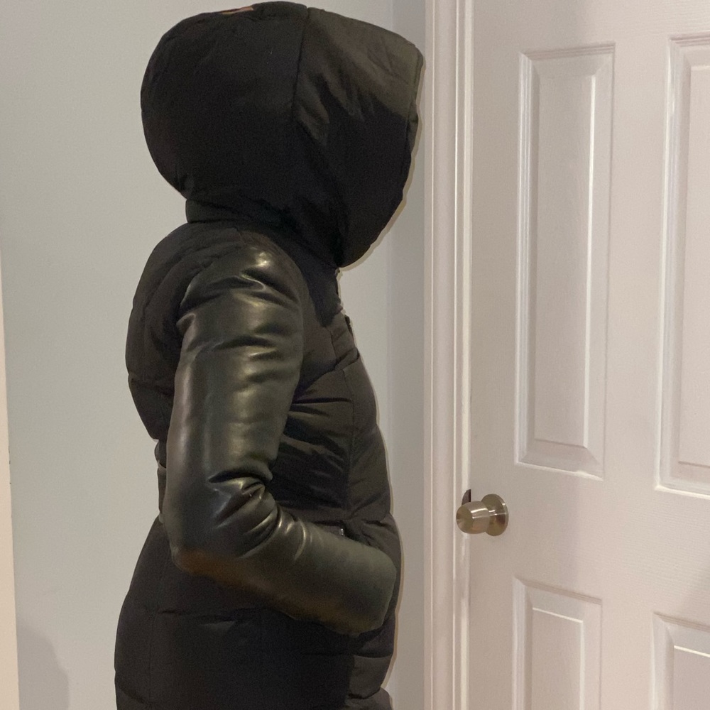 Mackage Down Parka Jacket with leather sleeves - Picture 6 of 10